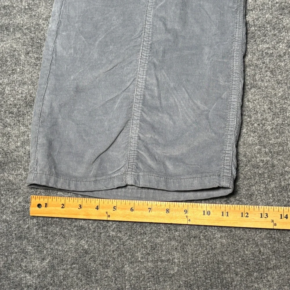 We The Free Free People Corduroy Wide Leg Seamed Pants Womens 25‎ Grey Blue